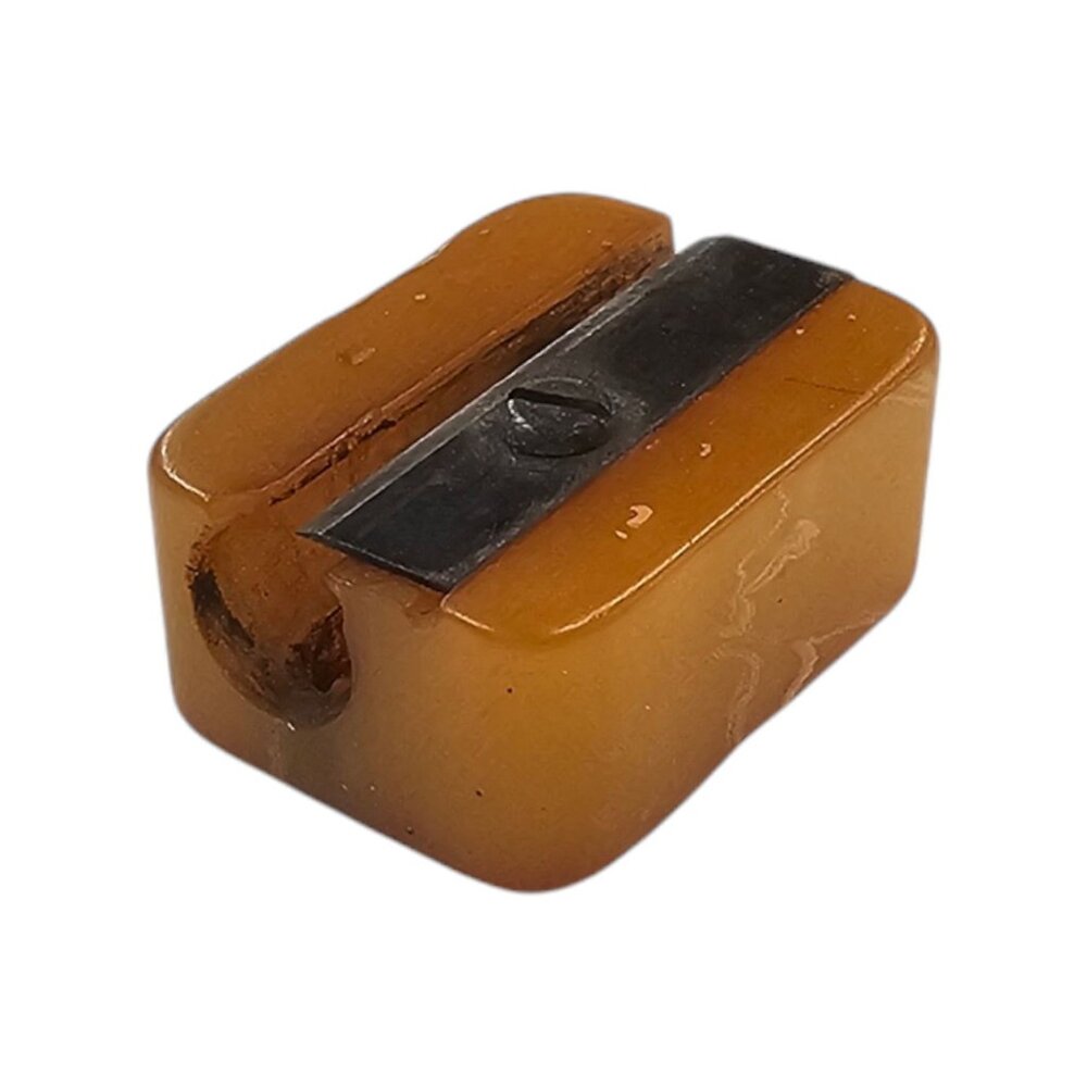 1930s Pencil Sharpener Bakelite Butterscotch Vintage German Made - Picture 11 of 12